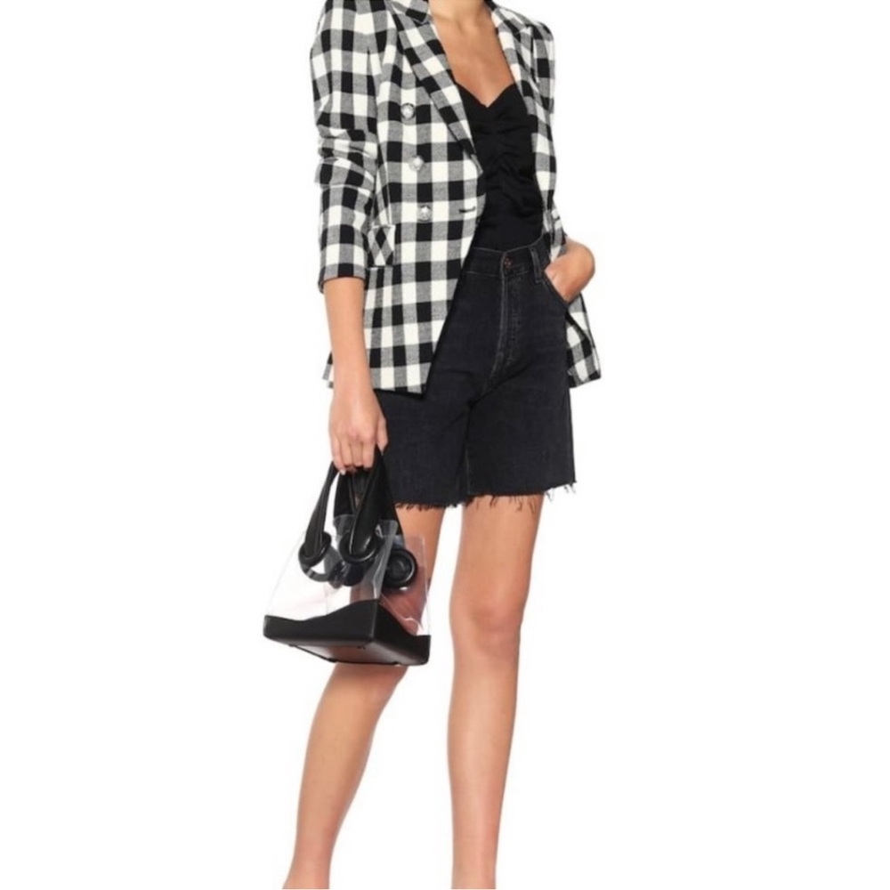 Citizens of Humanity Black Loose Fit Denim Shorts